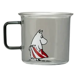 Tasse en verre Moominmamma 35 cl, Gris