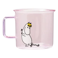 Tasse en verre Snorkmaiden 35 cl, Rose