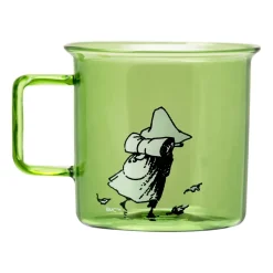 Tasse en verre Snufkin 35 cl, Vert