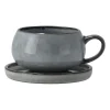 Tasse et soucoupe Amera, Gris