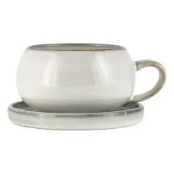 Tasse et soucoupe Amera, White sands