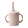 Tasse Idun avec paille en silicone 120 ml, Fard à joues
