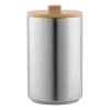 Tasse isotherme Design Letters, Brushed steel-beige