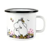 Tasse émail Moomin câlin 25 cl, Blanc