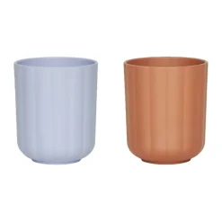 Tasse Pullo lot de 2, Caramel-ice blue