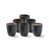 Tasses à espresso Bitz lot de 6, Noir