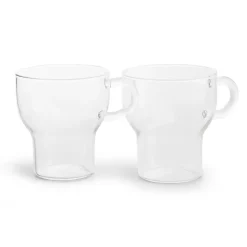 Tasses en verre Sagaform 25cl Lot de 2, Transparent