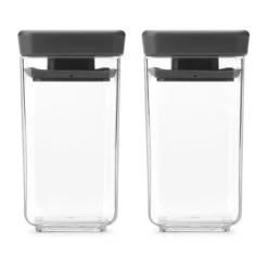 TASTY+ boîte empilable 2 pièces 0,15 L, Gris foncé