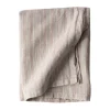 Tell Me More nappe en lin 145x270 cm, Rayure de noisette