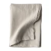 Tell Me More nappe en lin 145x270 cm, Gris chaud