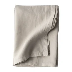 Tell Me More nappe en lin 145x270 cm, Gris chaud