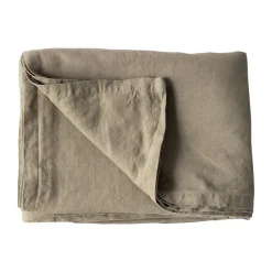 Tell Me More nappe en lin 145x330 cm, Olive