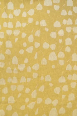 Tissu Bouquet, Jaune-blanc