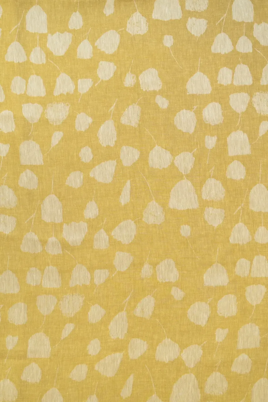 Tissu Bouquet, Jaune-blanc