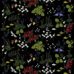 Tissu Himlajorden, noir