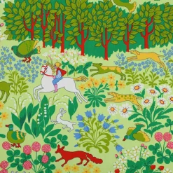 Tissu Jakten, vert
