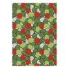 Tissu Päppel, Vert-rouge