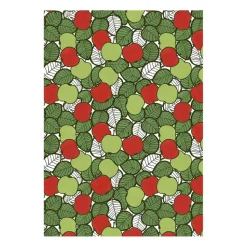 Tissu Päppel, Vert-rouge