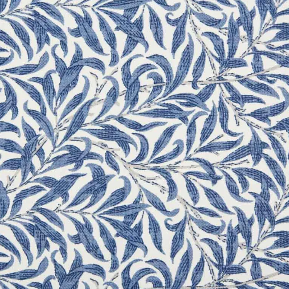 Tissu Ramas, Bleu-Blanc