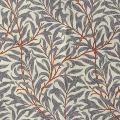 Tissu Ramas, gris-orange
