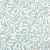 Tissu Ramas, Turquoise-Blanc