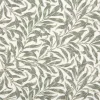 Tissu Ramas, Vert olive-Blanc