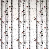 Tissu Vinterdungen, blanc