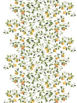 Toile cirée Citrusträdet, Vert-vert