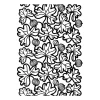 Toile cirée Krusbär, Noir-blanc