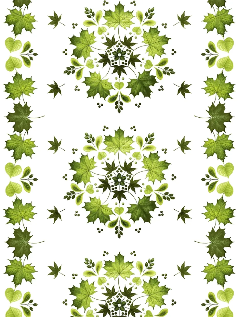 Toile cirée Lövkrans, Vert