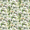 Toile cirée Skogsliv, Vert