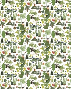 Toile cirée Skogsliv, Vert