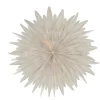 Étoile de l'avent blanche à pois Luna, Ø80 cm