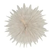 Étoile de l'avent blanche à pois Luna, 60 cm