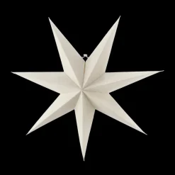 Étoile de l'avent blanche Bare, 80 cm