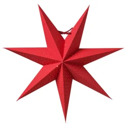 Étoile de Noël Aino slim rouge, 44 cm