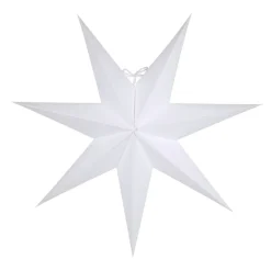 Étoile de Noël Greta blanc, 60 cm