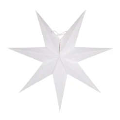 Étoile de Noël Greta blanc, 44 cm