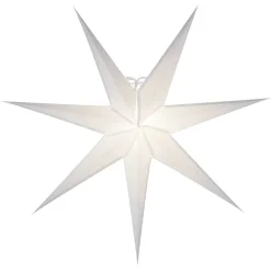 Étoile de Noël Greta blanc, 80 cm
