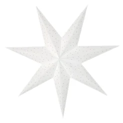 Étoile de Noël Stella blanc, 60 cm