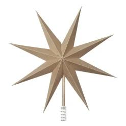 Étoile de sapin Ø30 cm, Natural brown