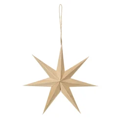 Étoile en bois Venice Ø20 cm, Natural