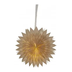 Étoile en papier Dis 40 cm, Marron
