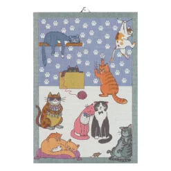 Torchon Cats fun, 35x50 cm