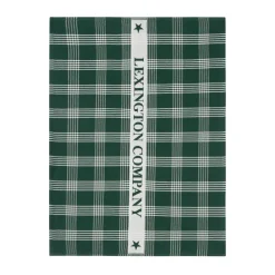 Torchon de cuisine Lexington coton écologique 50x70 cm, Green-white