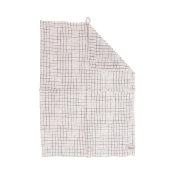 Torchon Ernst à carreaux, Bleu-beige