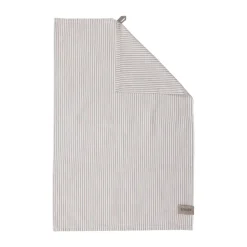 Torchon Ernst rayures fines 47x70 cm, Rayé beige-blanc