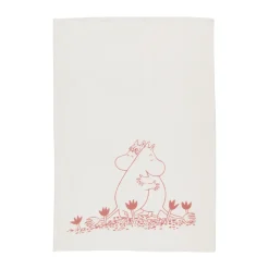 Torchon Mumin 50x70 cm, Amour blanc
