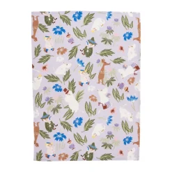 Torchon Mumin 50x70 cm, Lila-off-white