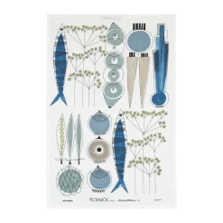Torchon Picknick, Bleu-beige